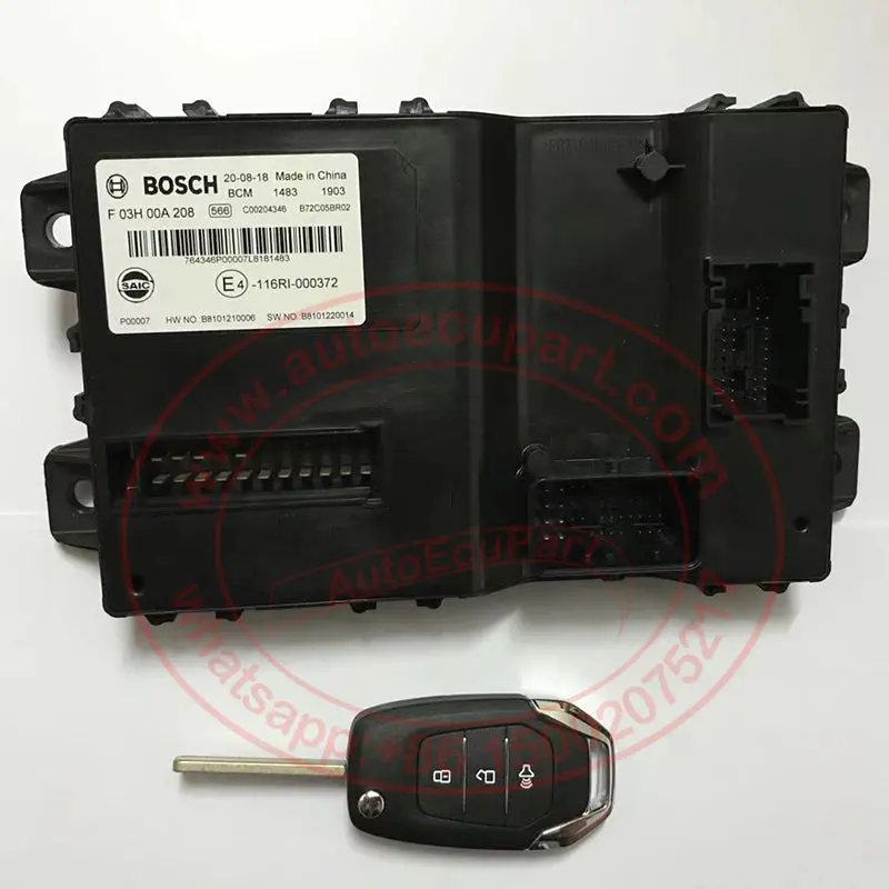 Original New Remote Key + Bosch Bcm F03h00a208 (F 03H 00A 208) 116Ri-000372 For Ldv Maxus T60 1