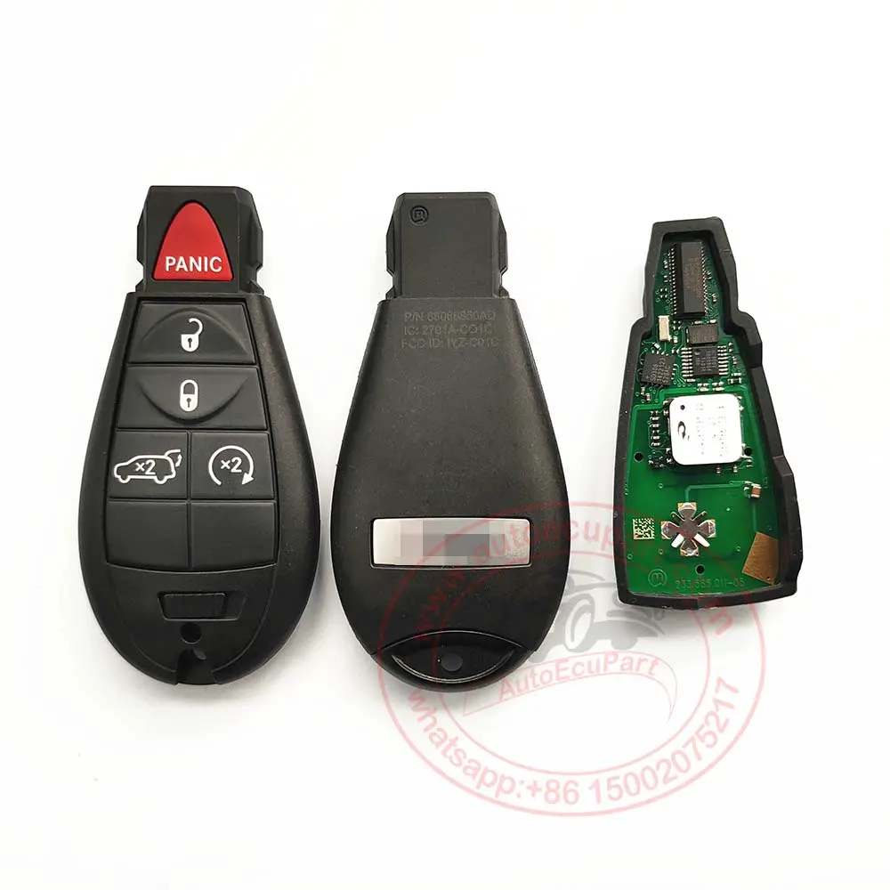 Orignal Oem Proximity Smart Key 5 Button Keyless Go Fobik (Pn: 56046735Ag) Iyz-C01c For Jeep Grand Cherokee 2009-2013 1