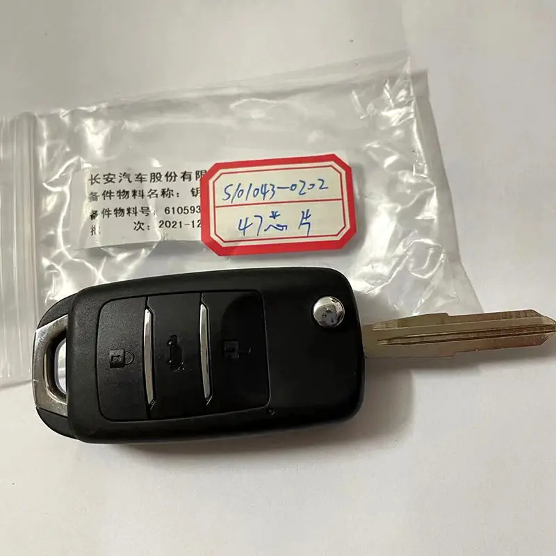 Original S101043-0202 Flip Remote Key 433Mhz Id47 Chip For Changan Cs35 2012-2014 3 Button 1