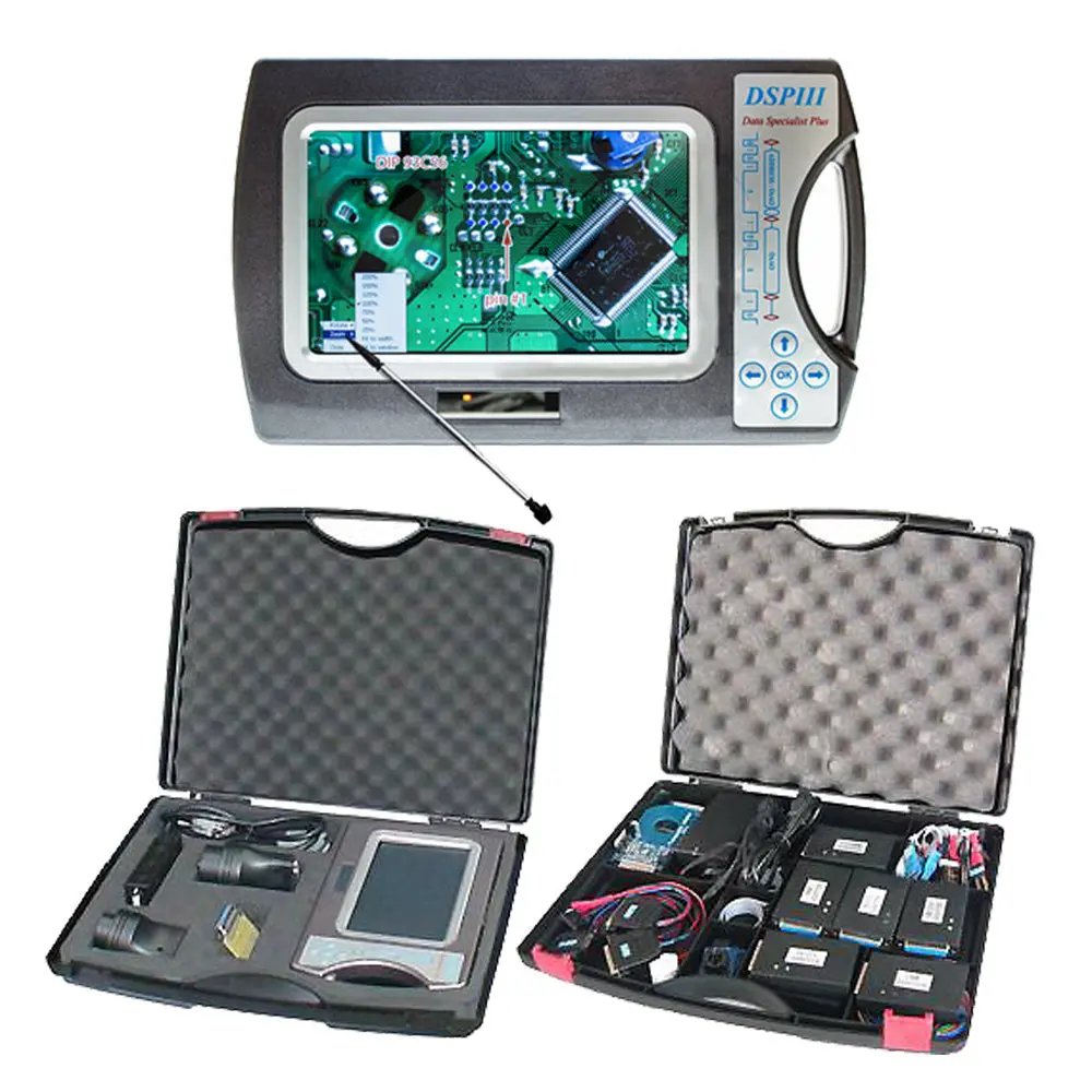 Original Smelecom Dsp Iii+ Full Version Odometer Correction Dsp3+ With All Adapters + Software License Dash Programmer 1