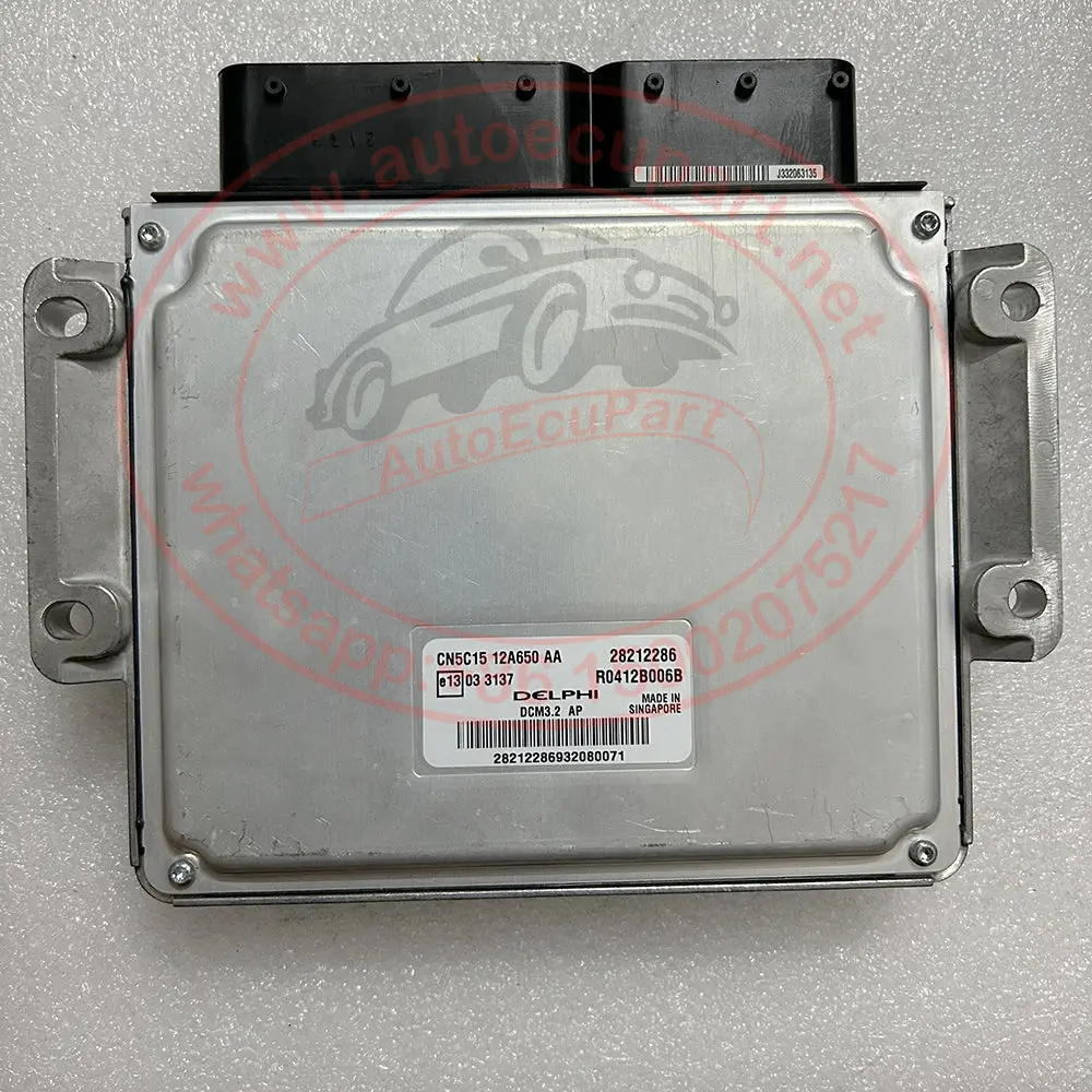 Original And New Delphi Dcm3.2 Ecu 28212286 R0412b006b Jmc Ecu Cn5c15 12A650 Aa For Jmc Transit Ecm 1