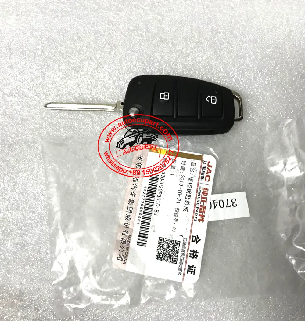 3704020P3010 Original Flip Remote Key 433Mhz Id46 Chip 2 Button For Jac T6 T8 1