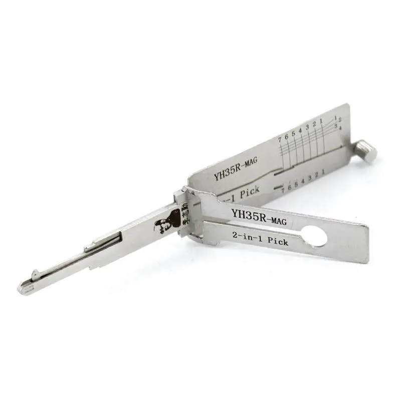 Original Lishi 2-In-1 Pick Decoder Tool Yh35r For Yamaha Yh35r With Magetic Gate Ignition Type 1