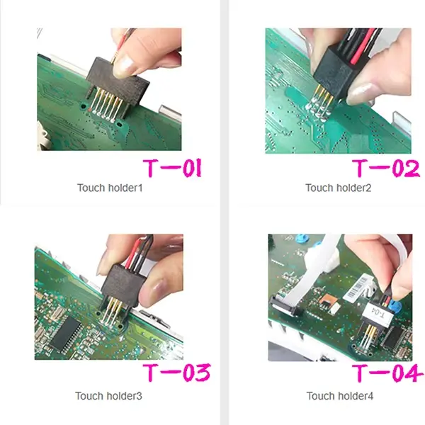 Original 4Pcs/Kit Touch Holder T-01, T-02, T-03, T-04 Probe Clamp For Smelecom Dsp3+ 1