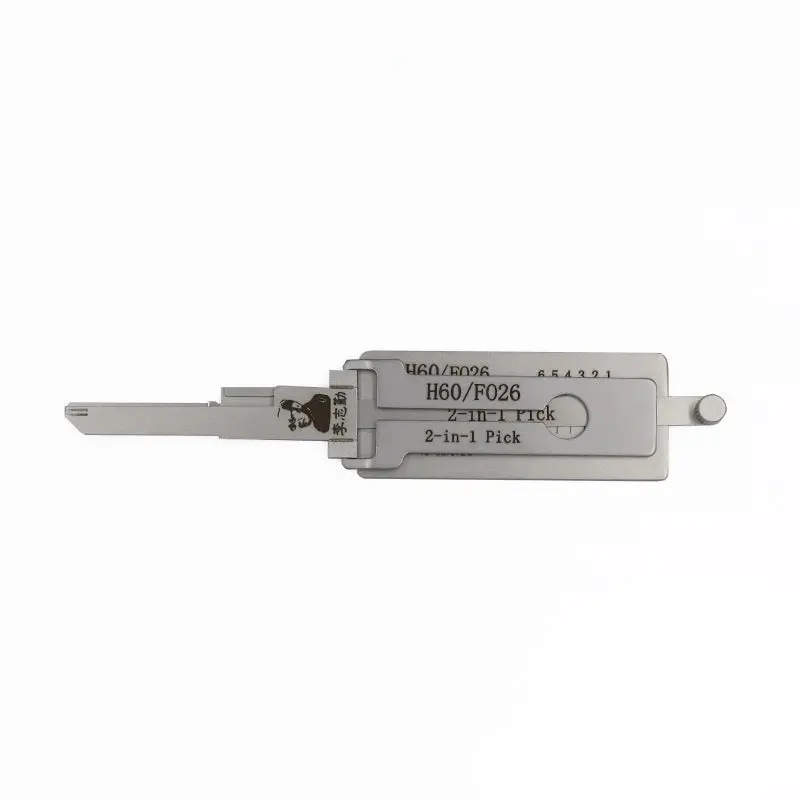Original Lishi 2-In-1 Pick Decoder Tool Fo26/H60-Ag For Door Lock 1-6 Only Anti Glare Type 1