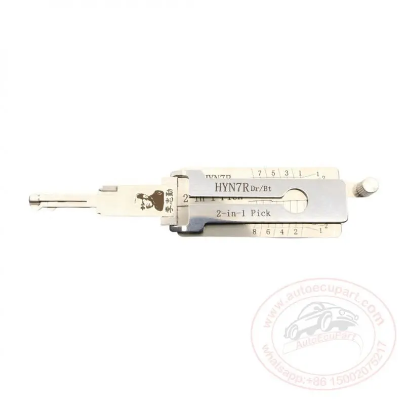 Original Lishi Hyn7r 8 Cut / Hy12 / Hyundai / Kia / 2-In-1 Pick & Decoder Sl 1