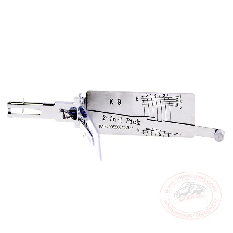 Original Lishi K9 / Kia / Hyundai / 2-In-1 Pick & Decoder / Door & Trunk 1