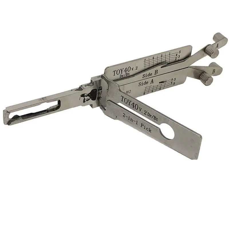 Original Lishi Toy40 / Tr49 2-In-1 Pick & Decoder For Toyota / Lexus 1