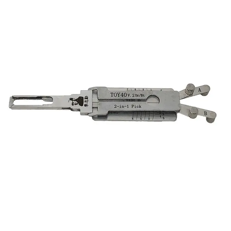 Original Lishi Toy40 / Tr49 2-In-1 Pick & Decoder For Toyota / Lexus 2