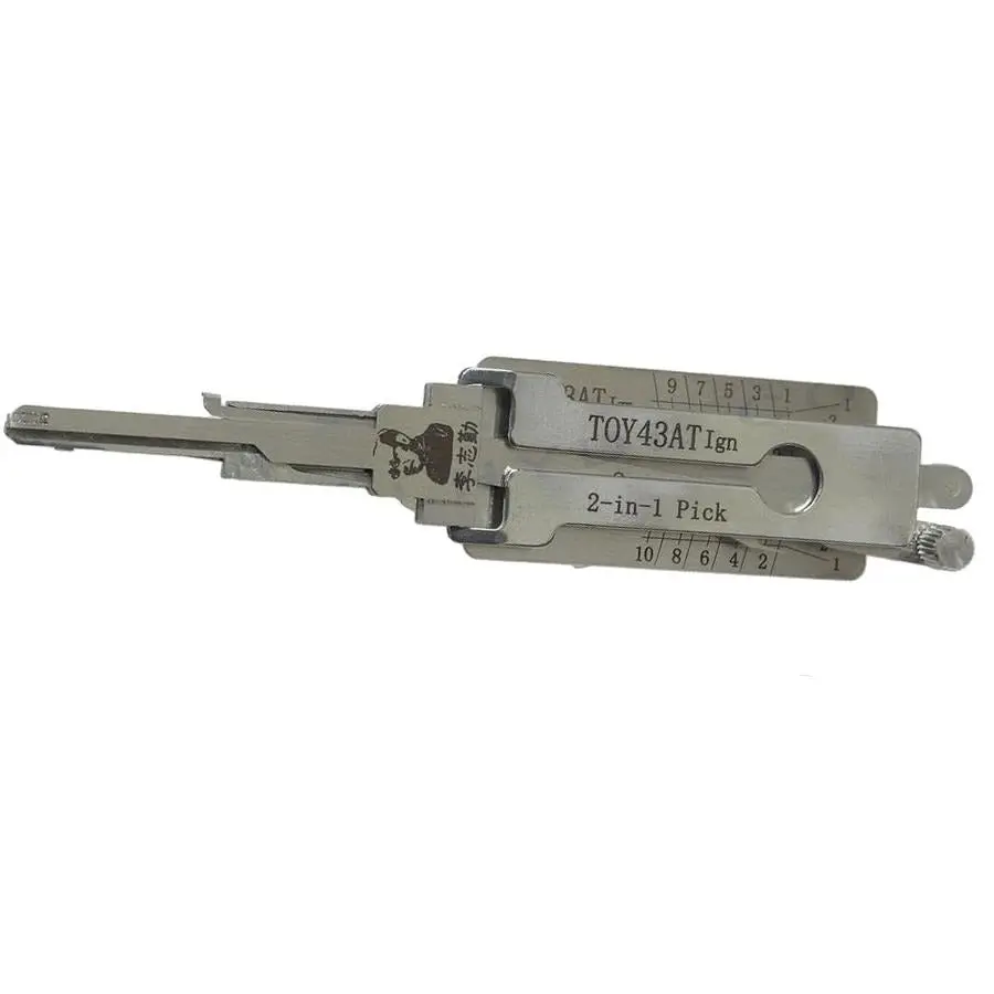 Original Lishi Toy43at Toyota / 10-Cut / 2-In-1 / Pick & Decoder / Ignition 1