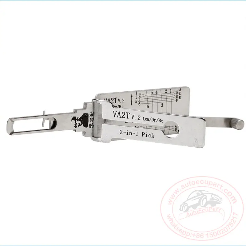 Original Lishi Va2t Hyundai / Kia / 2-In-1 Pick & Decoder / Door & Trunk Ag 1