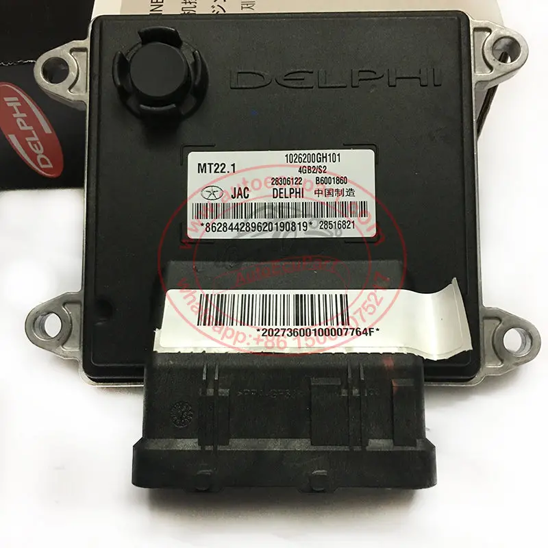 Original New Delphi Ecu Mt22.1 B6001860 28516821 28306122 1026200Gh101 For Jac S2 Refine 2020 1