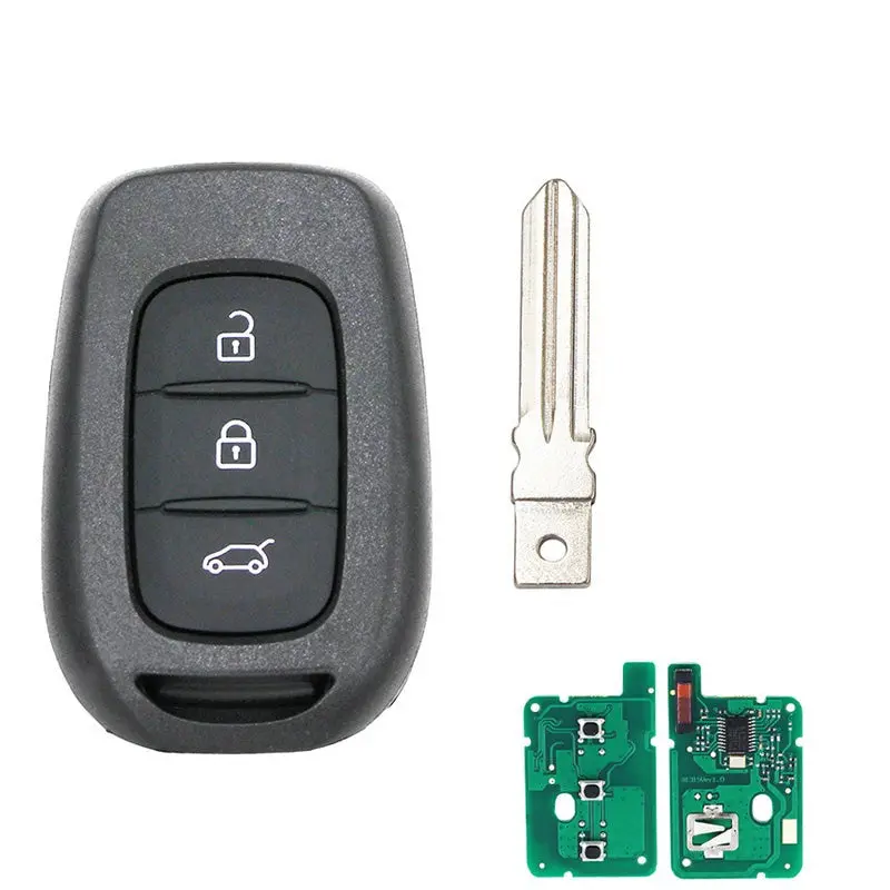 Pcf7961m 4A Hu136te 433Mhz 3 Button Remote Control Key For Renault  Logan Lodgy Dokker Duster Trafic Clio4 Master3 1