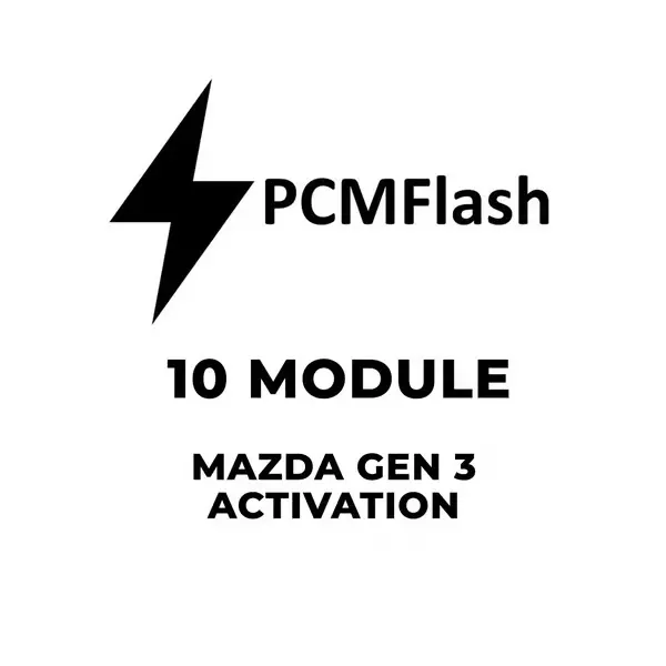 Pcmflash Software- 10-11 Module Mazda Gen 3 (Support Scanmatik, Mongoose Pro Mfc, Tactrix Openport) 1