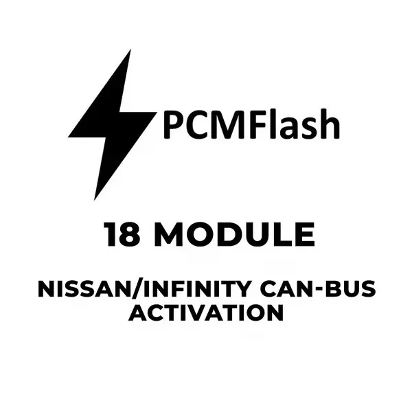 Pcmflash Software- 18 Module Nissan/Infiniti Can-Bus (Support Scanmatik, Mongoose Pro Mfc, Tactrix Openport) 1