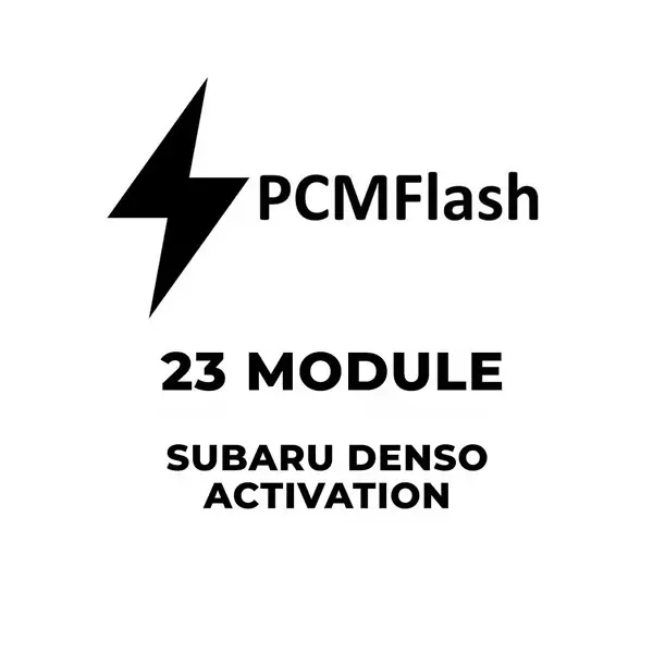 Pcmflash Software- 23 Module Subaru Denso (Support Scanmatik, Mongoose Pro Mfc, Tactrix Openport) 1
