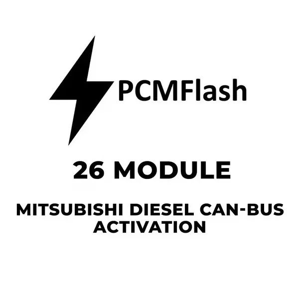 Pcmflash Software- 26 Module Mitsubishi Diesel Can-Bus (Support Scanmatik, Mongoose Pro Mfc, Tactrix Openport) 1