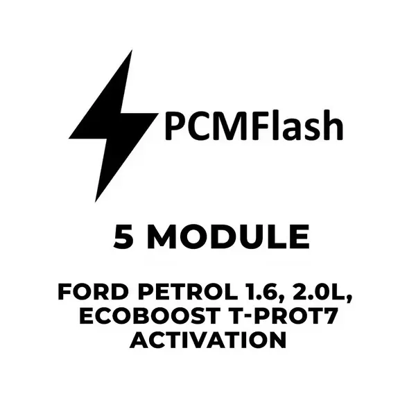 Pcmflash Software-5 Module Ford Petrol Engines 1.6, 2.0L, Ecoboost T-Prot7 (Support Scanmatik, Mongoose Pro Mfc, Tactrix Openport) 1