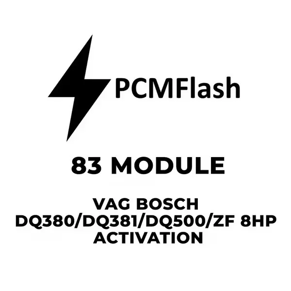 Pcmflash Software- 83 Module Vag Bosch Dq380/Dq381/Dq500/Zf 8Hp (Support Scanmatik, Mongoose Pro Mfc, Tactrix Openport) 1