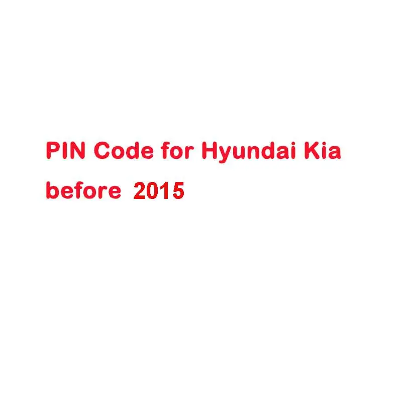 Immo Pin Code, Key Cut Code Calculation For Hyundai Kia 1