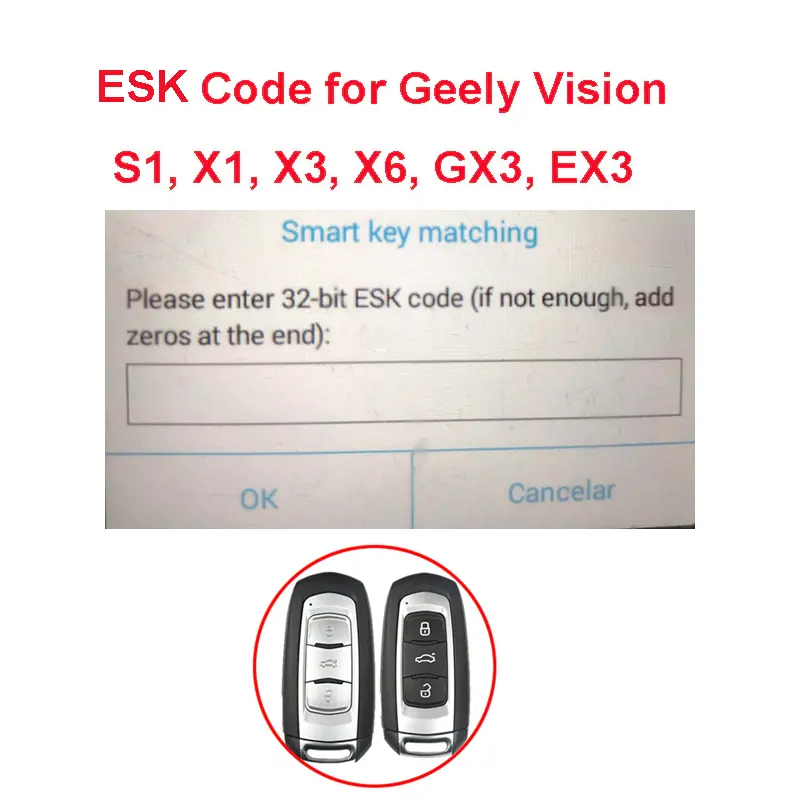 32 Bit Esk Code Immo Pin Calculation Service For Geely 1
