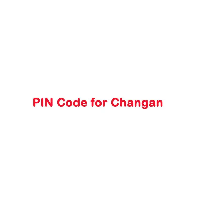 Pin Code Calculation Service For Changan/ Chang An 1