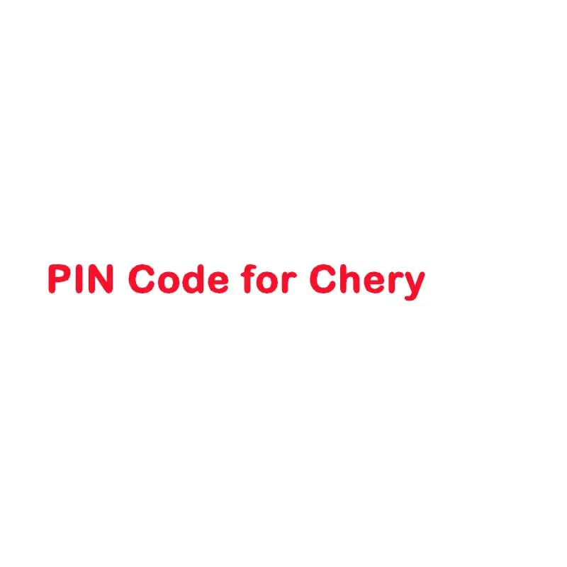 Pin Code Calculation Service For Chery Jetour Karry 1
