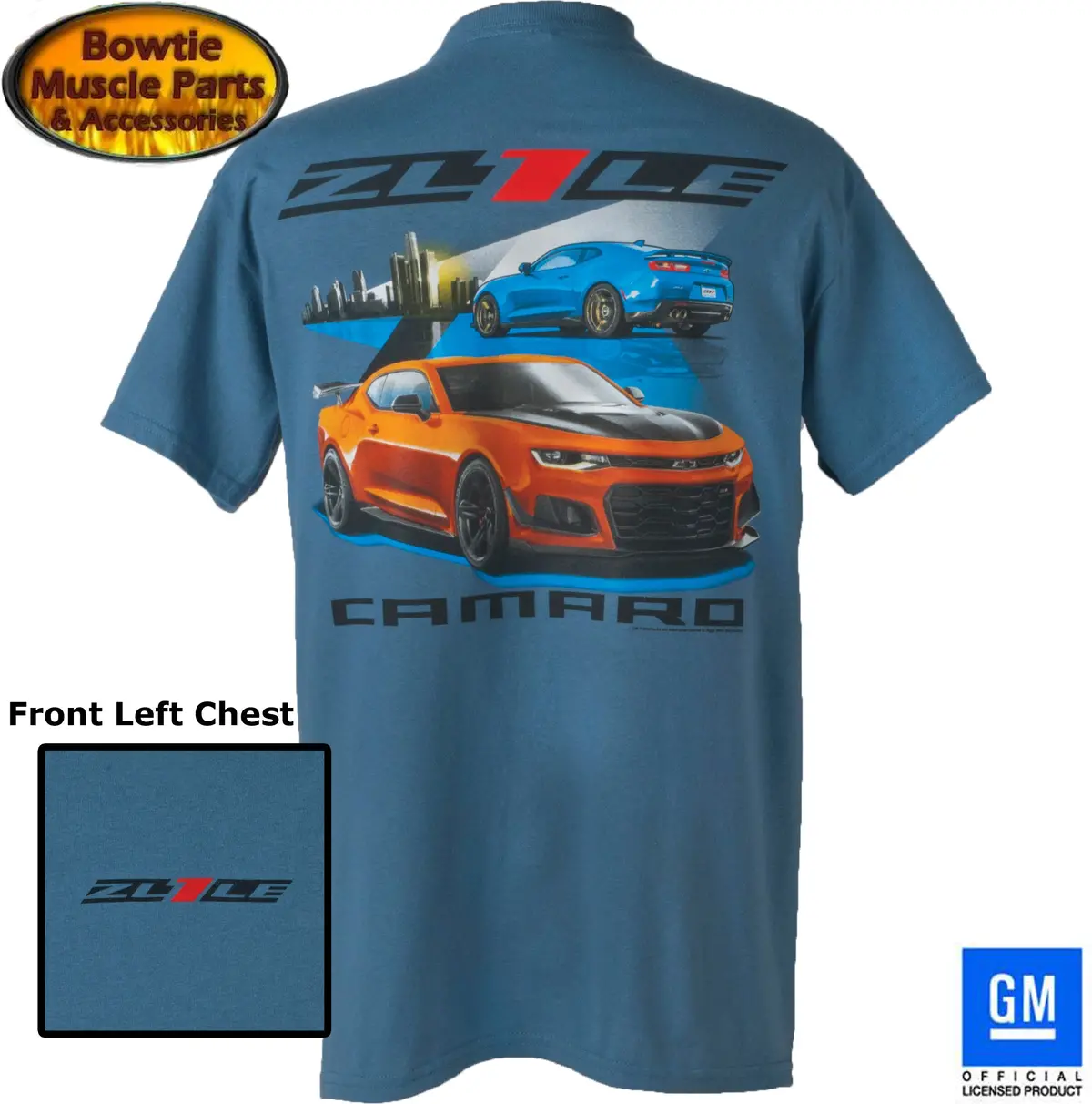 2018 2017 Camaro Zl1le 6Th Gen T-Shirt 2016 2019 Zl1 1Le Gm Officially Licensed 1