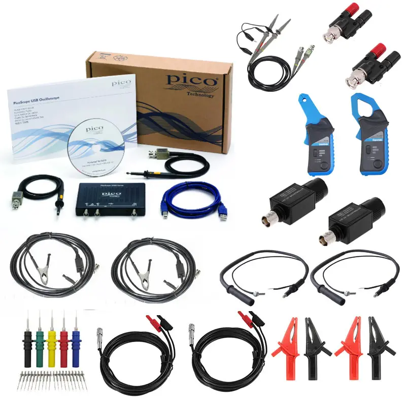 Picoscope 2208B Full Kit 100Mhz 2 Channel Oscilloscope Pc Based 1