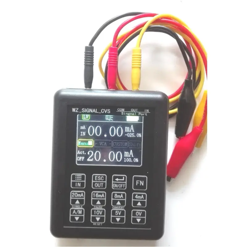 Precision 4-20Ma 0-10V Signal Generator Calibrator Constant Current Source 0-20Ma Simulator 1