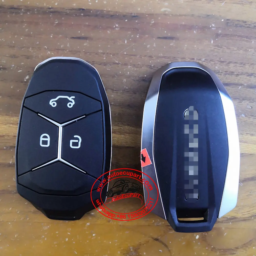 Proximity Smart Key 433Mhz Fsk 8A Chip 3 Button For Geely Lynk&Co 1