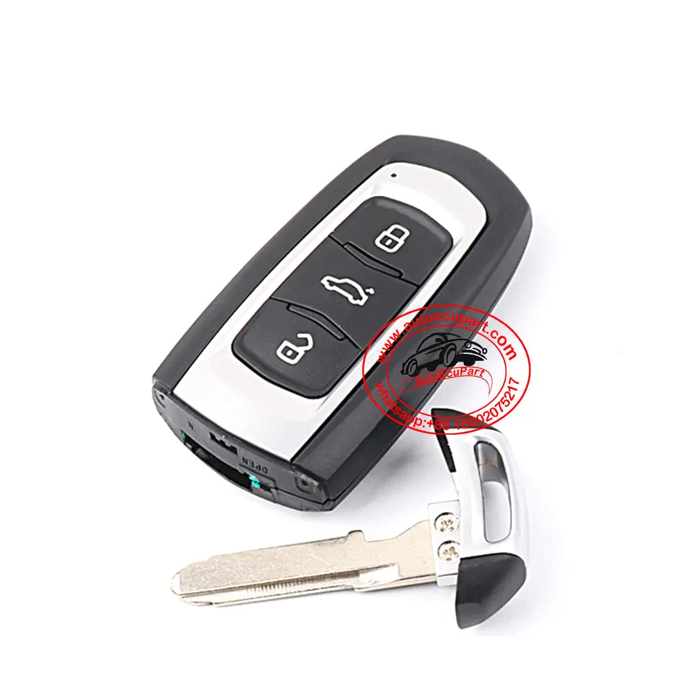 Proximity Smart Key 433Mhz Id46 Chip 3 Button For Geely Gc9 1