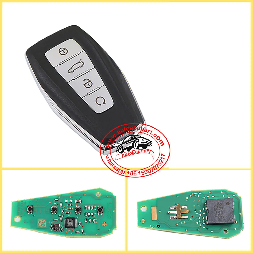 Proximity Smart Key 433Mhz Id47 Chip 4 Button For Geely Jiaji 1