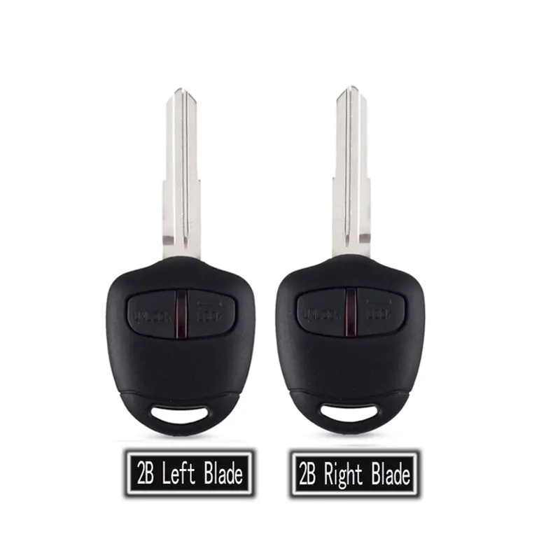 2 Button Remote Key Shell Case For Mitsubishi Lancer Ex Evolution Grandis Outlander Mit11/Mit8 Blade 1