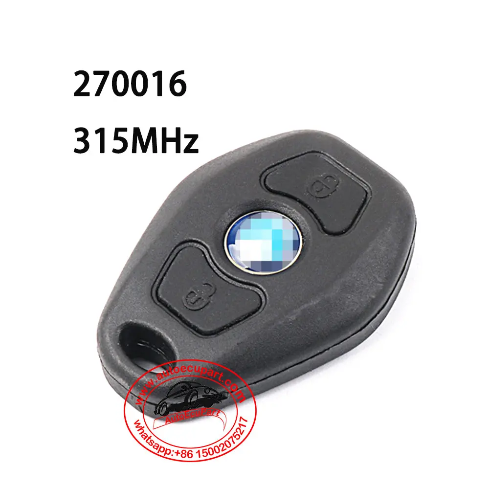 Remote Control Key 315Mhz 2 Button For Geely Ziyoujian Vision 270016 1