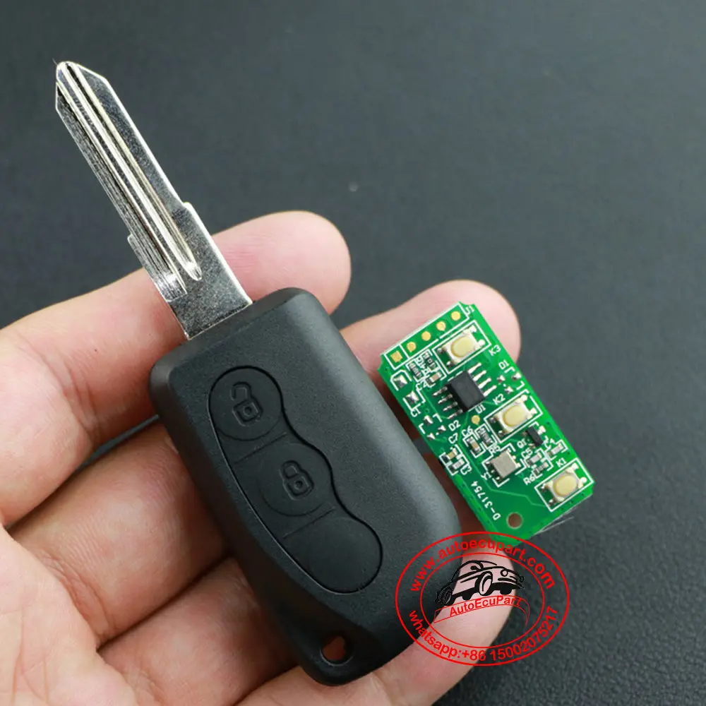 Remote Key 433Mhz 2 Button For Changan Benben Mini 1