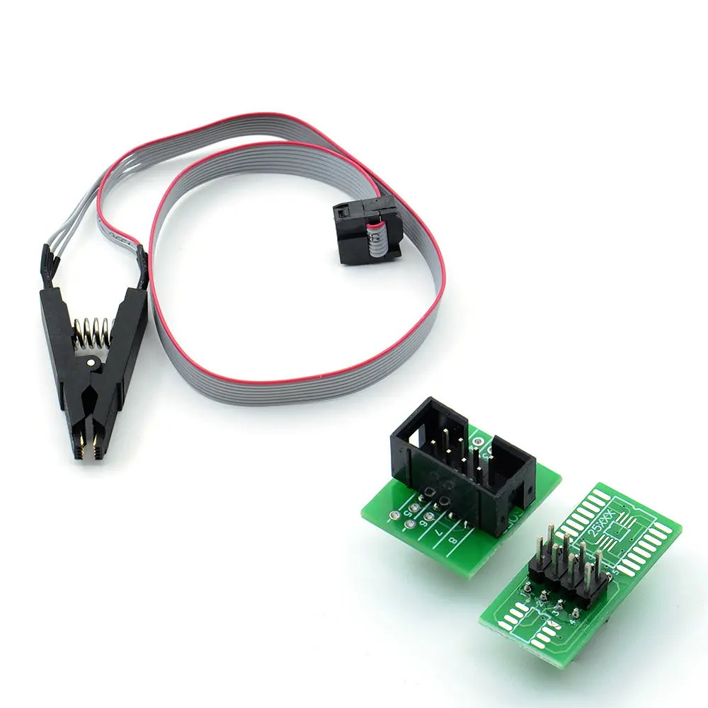 Soic8 Sop8 Flash Chip Ic Test Clip Socket Adapter Bios 24Cxx  25Cxx 93Cxx 1