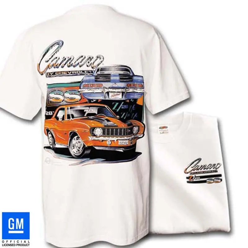 67 68 69 70 71 72 73 74 1969 Camaro Z/28 Ss Tee White T-Shirt 1