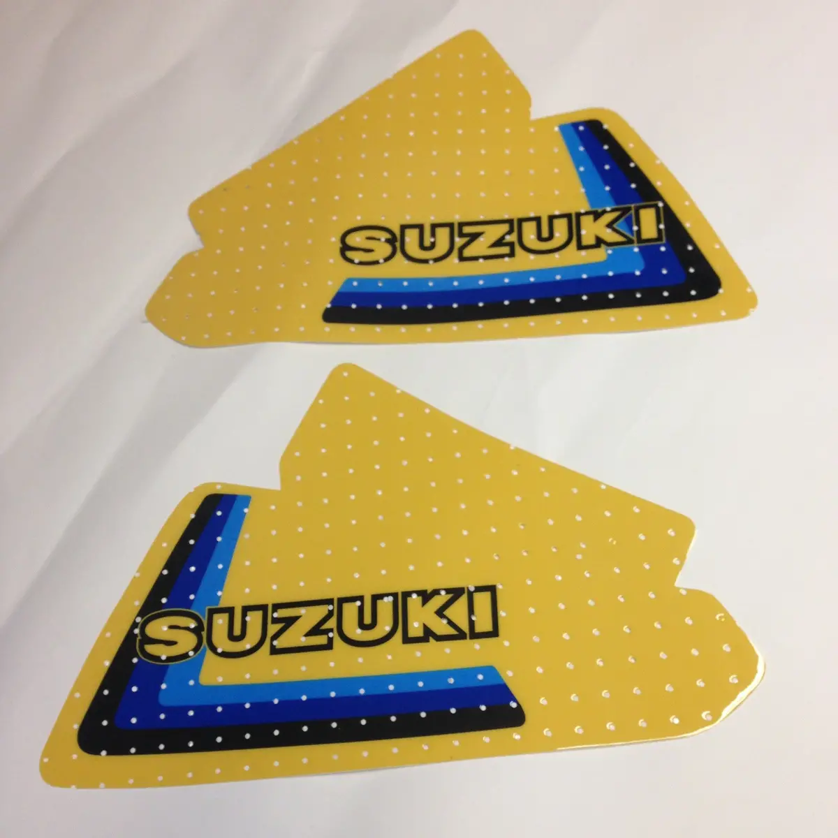 Suzuki, 1979, Rm 250/400 (Trim For 125), Tank Decals, Perforated, Reproduction 1