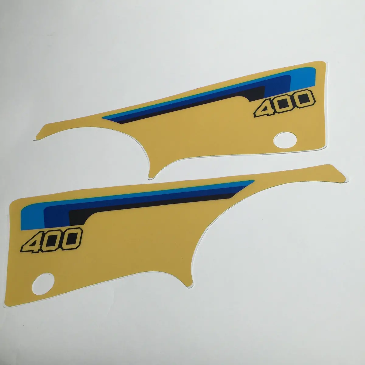 Suzuki, 1980, Rm 400, Side Panel Decals, Reproduction 1