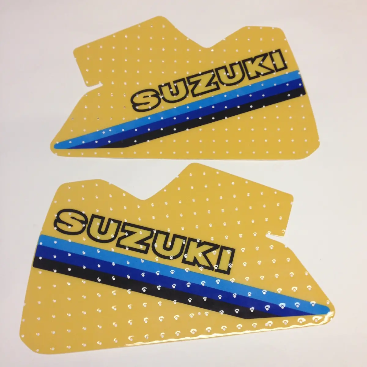 Suzuki, 1981, Rm 250, Rm 465, Tank Decals, Scored (Not Perforated) Reproduction 1