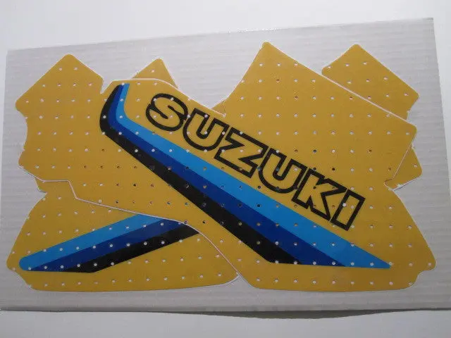 Suzuki, 1982, Rm 125, Tank Decals, Reproduction 1