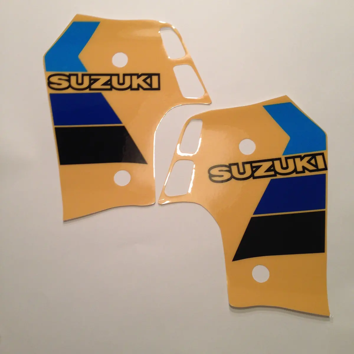 Suzuki, 1985, Rm 250 Side Panel Decals, Reproduction 1