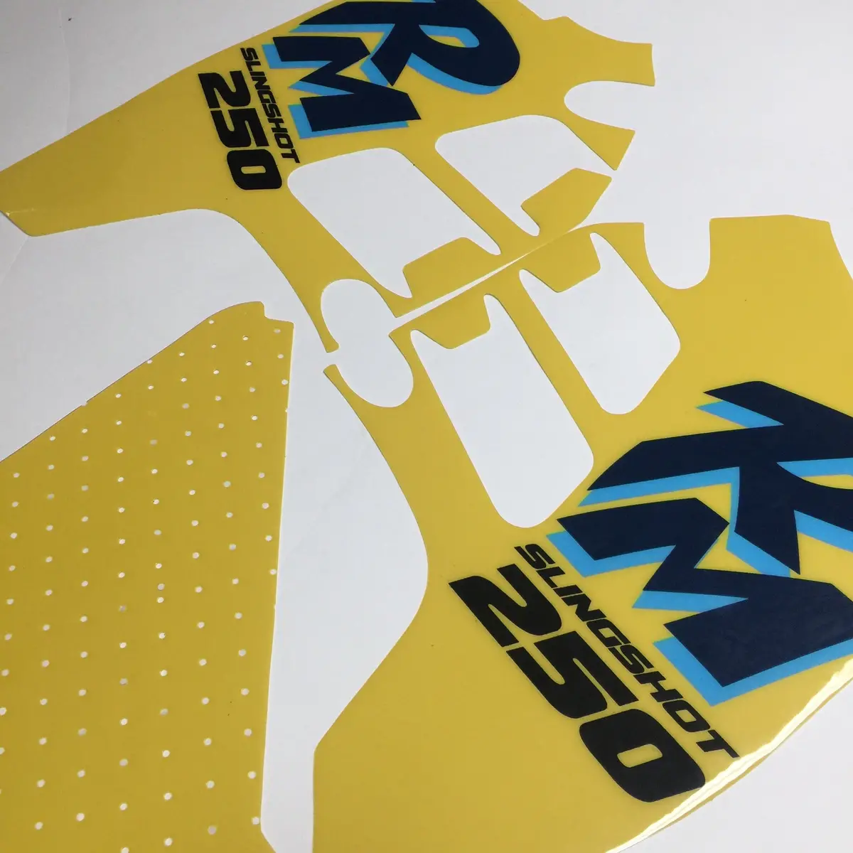 Suzuki, 1990, Rm 250, Tank And Rad Decal Kit, Reproduction 2
