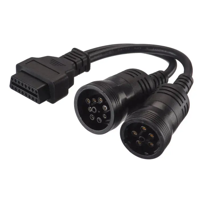 Scanmatik Programmer Deutsch 6+9 Connector Cable For Groove, Kavz, Kamaz Truck Bus 1