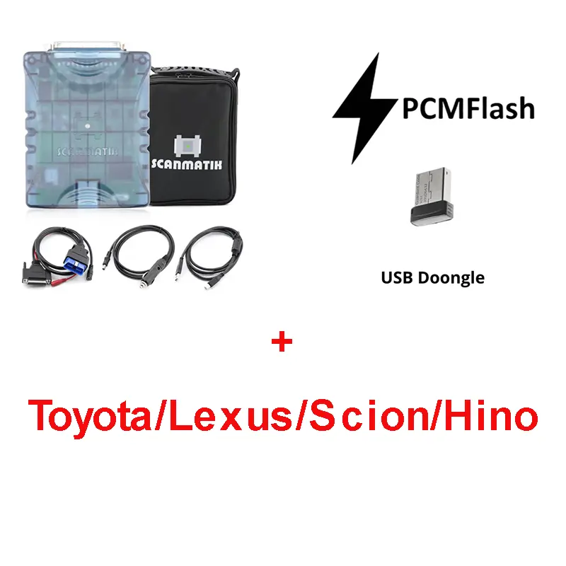 Scanmatik 3 Interface + Pcmflash Software For Toyota/Lexus/Scion/Hino Gen1 To Gen4 1