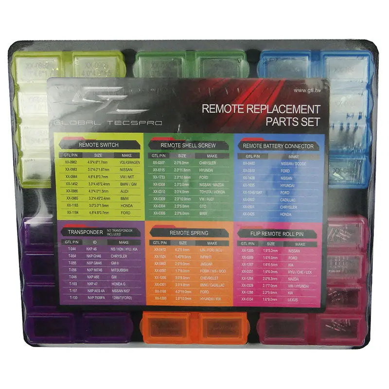 Remote Control Key Parts (Screws, Springs, Roll Pins) (Gtl) 1