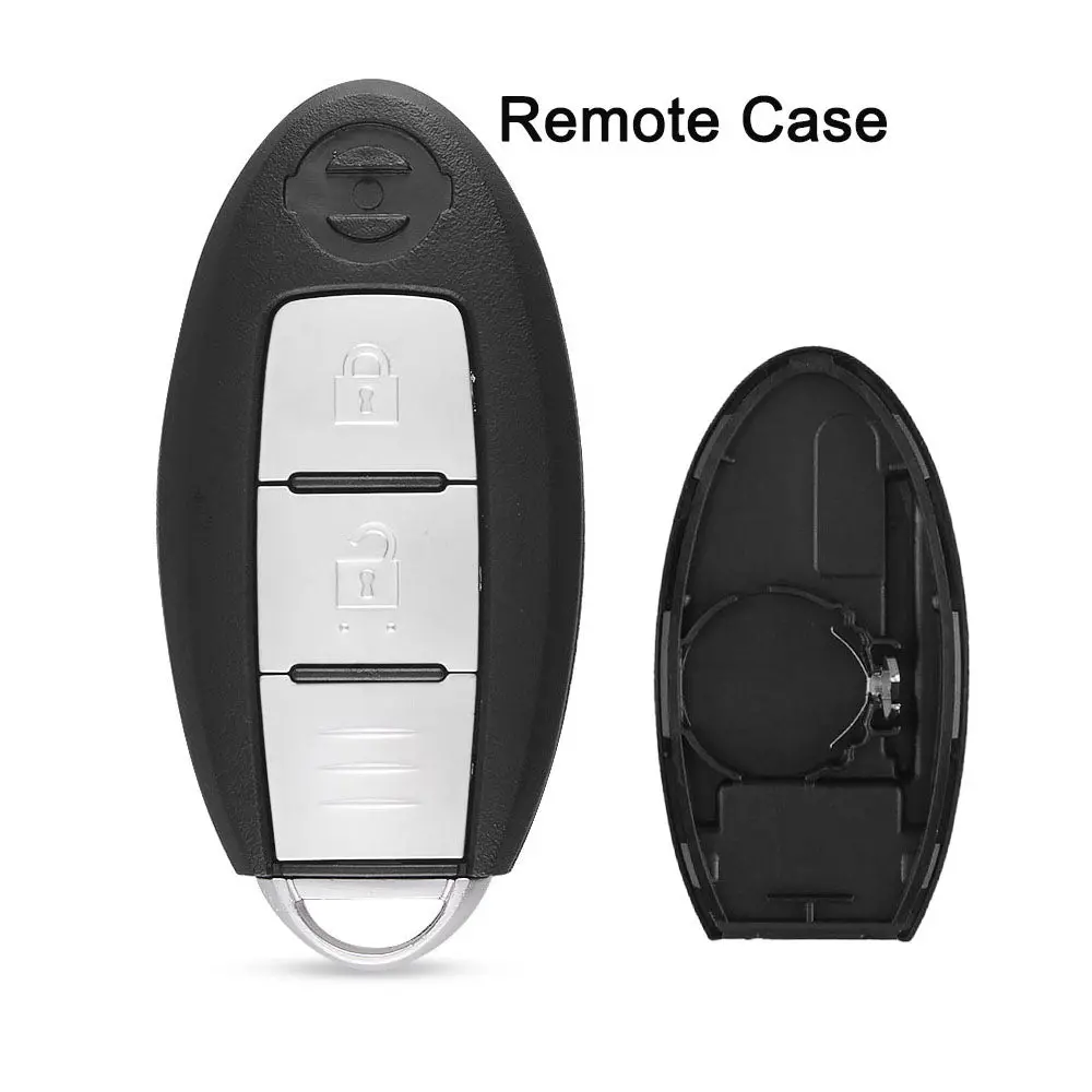 2X Smart Remote Key Shell Case For Nissan Sentra Versa 2 Button 1