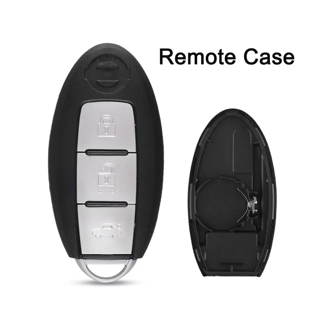Smart Remote Key Shell Case For Nissan Sentra Versa 3 Button 1