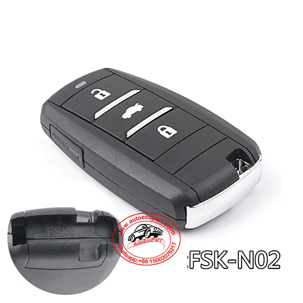 Smart Key 433Mhz Ask  Id70 3 Button For Changan Raeton V7 Fsk-N02 1